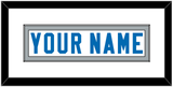 Detroit Nameplate - Road White - Single Mat 1