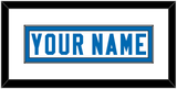 Detroit Nameplate - Road White - Single Mat 2