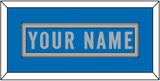 Detroit Nameplate - Home Blue (2017-2023) - Single Mat 2