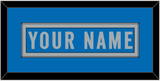 Detroit Nameplate - Home Blue (2017-2023) - Single Mat 2
