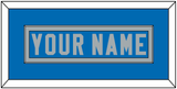 Detroit Nameplate - Alternate/Heritage Blue - Single Mat 2