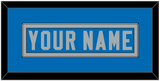 Detroit Nameplate - Alternate/Heritage Blue - Single Mat 2