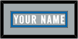 Detroit Nameplate - Alternate Gray (2017-2023) - Single Mat 2