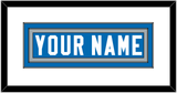 Detroit Nameplate - Home Blue - Double Mat 1