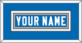 Detroit Nameplate - Home Blue - Double Mat 2
