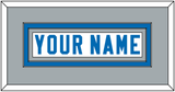 Detroit Nameplate - Road White - Double Mat 3