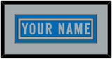 Detroit Nameplate - Home Blue (2017-2023) - Double Mat 3