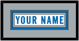 Detroit Nameplate - Road White (2017-2023) - Double Mat 3