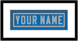 Detroit Nameplate - Alternate/Heritage Blue - Double Mat 1