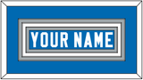 Detroit Nameplate - Home Blue - Triple Mat 1