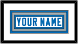 Detroit Nameplate - Road White - Triple Mat 1