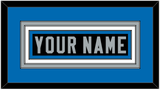 Detroit Nameplate - Alternate Black - Triple Mat 4