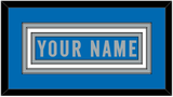 Detroit Nameplate - Home Blue (2017-2023) - Triple Mat 1