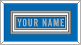 Detroit Nameplate - Home Blue (2017-2023) - Triple Mat 1