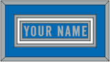 Detroit Nameplate - Home Blue (2017-2023) - Triple Mat 1