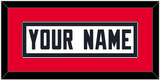 Houston Nameplate - Road White - Single Mat 3