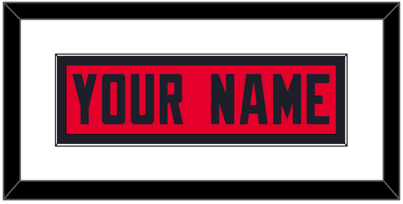 Houston Nameplate - Alternate Red - Single Mat 1