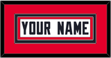 Houston Nameplate - Road White - Double Mat 3