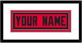 Houston Nameplate - Alternate Red - Double Mat 1