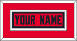 Houston Nameplate - Alternate Red - Double Mat 2