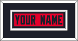 Houston Nameplate - Alternate Red - Double Mat 3