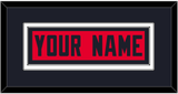 Houston Nameplate - Alternate Red - Double Mat 3