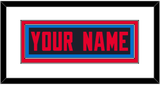 Houston Nameplate - Alternate Blue - Double Mat 1