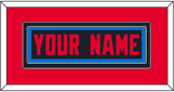Houston Nameplate - Alternate Blue - Double Mat 3