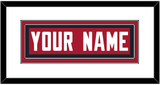 Houston Nameplate - Alternate Red (2003-2023) - Double Mat 1