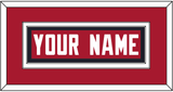 Houston Nameplate - Alternate Red (2003-2023) - Double Mat 2