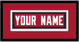 Houston Nameplate - Alternate Red (2003-2023) - Double Mat 2