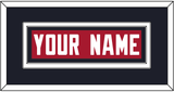 Houston Nameplate - Alternate Red (2003-2023) - Double Mat 3