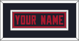 Houston Nameplate - Alternate Blue (2017-2023) - Double Mat 2