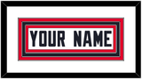 Houston Nameplate - Road White - Triple Mat 1