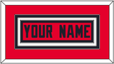Houston Nameplate - Alternate Red - Triple Mat 1