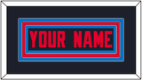 Houston Nameplate - Alternate Blue - Triple Mat 3