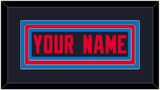 Houston Nameplate - Alternate Blue - Triple Mat 3