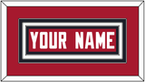 Houston Nameplate - Alternate Red (2003-2023)- Triple Mat 1
