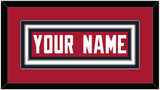 Houston Nameplate - Alternate Red (2003-2023)- Triple Mat 1