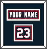 Houston Nameplate & Number (Shoulder) - Home Blue (2002-2023) - Triple Mat 2