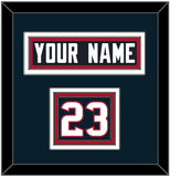 Houston Nameplate & Number (Shoulder) - Home Blue (2002-2023) - Triple Mat 2