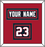 Houston Nameplate & Number (Shoulder) - Home Blue (2002-2023) - Triple Mat 4
