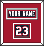 Houston Nameplate & Number (Shoulder) - Home Blue (2002-2023) - Triple Mat 3