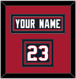 Houston Nameplate & Number (Shoulder) - Home Blue (2002-2023) - Triple Mat 4