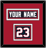 Houston Nameplate & Number (Shoulder) - Home Blue (2002-2023) - Triple Mat 3
