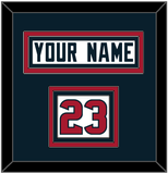 Houston Nameplate & Number (Shoulder) - Road White (2002-2023) - Triple Mat 3