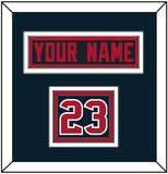 Houston Nameplate & Number (Shoulder) - Alternate Blue (2017-2023) - Triple Mat 2