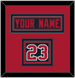 Houston Nameplate & Number (Shoulder) - Alternate Blue (2017-2023) - Triple Mat 3