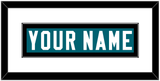 Jacksonville Nameplate - Home Teal - Single Mat 2
