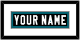 Jacksonville Nameplate - Alternate Black - Single Mat 1